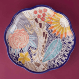 Plates Secret Garden Ceramic Handpainted Platter