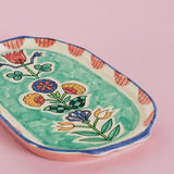 Oasis Handpainted Oval Platter