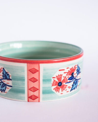 Poppies & Play Handpainted Nut Bowl