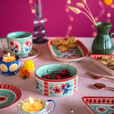 Poppies & Play Handpainted Nut Bowl