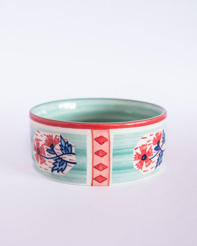 Poppies & Play Handpainted Nut Bowl