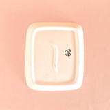 Poppies & Play Handpainted Rectangular Platter- Set of 2