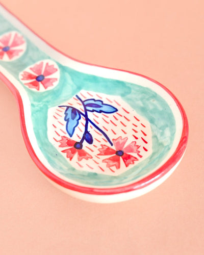 Poppies & Play Handpainted Spoon Rest