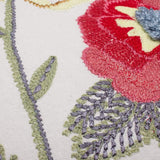 Poppy Embroidered Cushion Cover