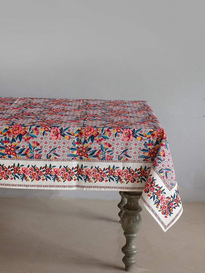 Poppy Petals Table Cover - 6 Seater