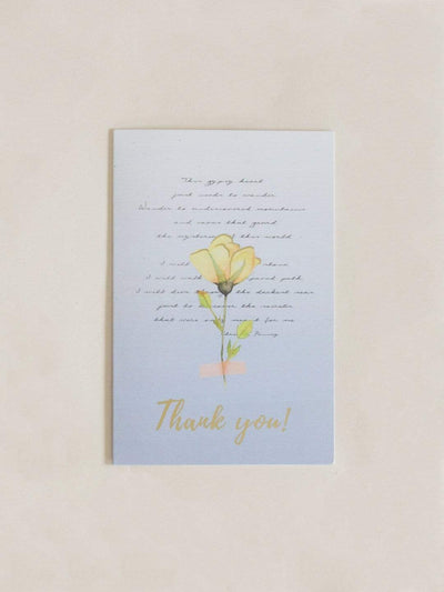 Pressed Flowers Greeting Card