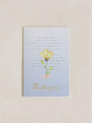 Pressed Flowers Greeting Card