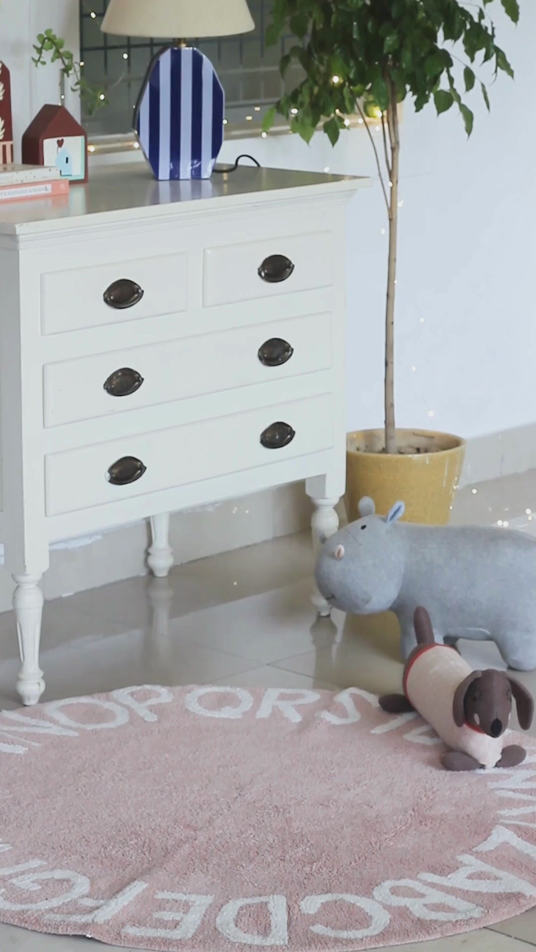 Carnival Animals Wall Art For Kids Room
