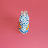 Psychedelic Unicorn Handpainted Paper mache Wall Decor Head