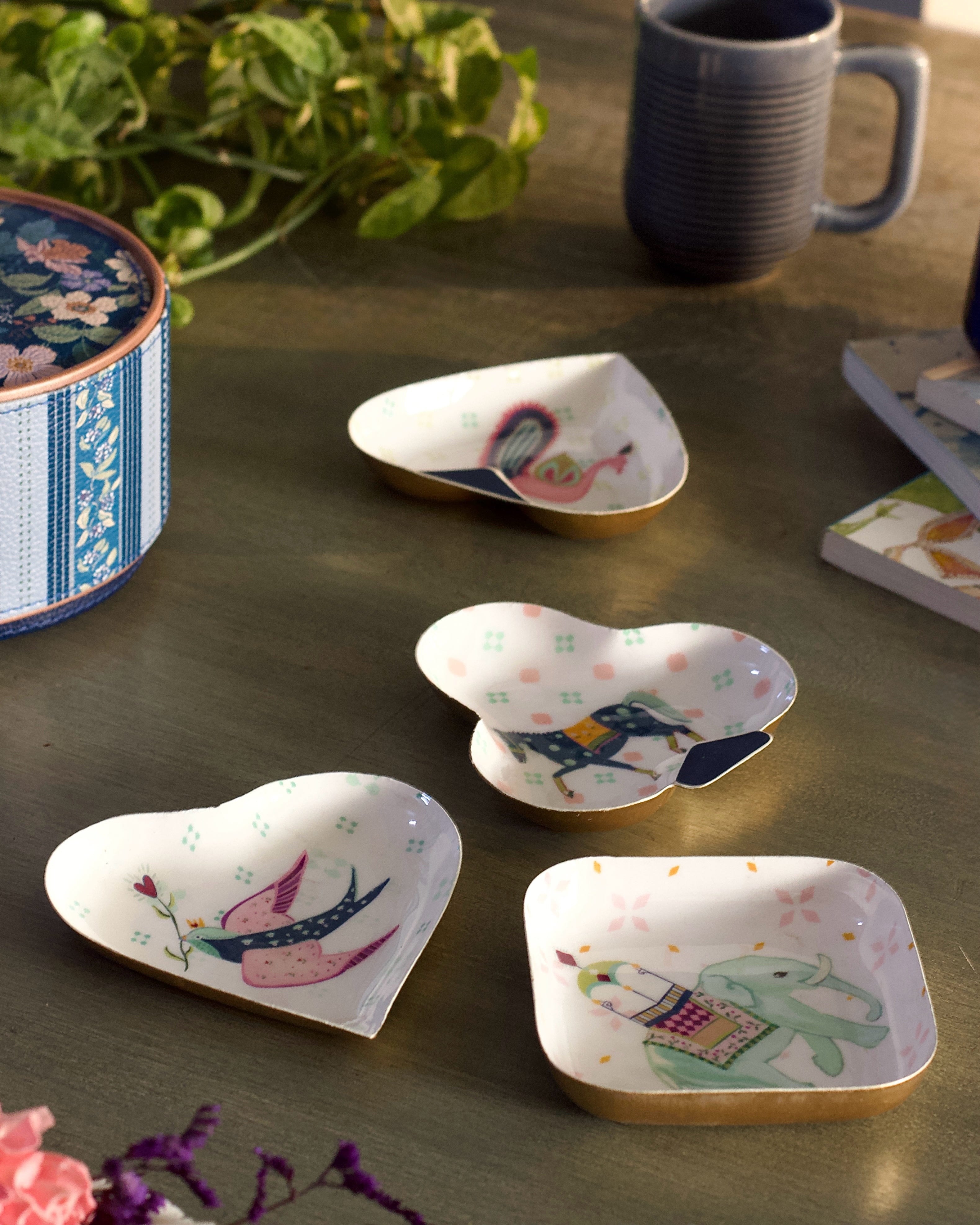 Quartet Trinket Bowls with Gift Box - Set of 4 | The Wishing Chair