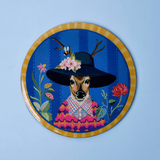 Quirky Crew Metallic Coasters - Set of 4 | The Wishing Chair