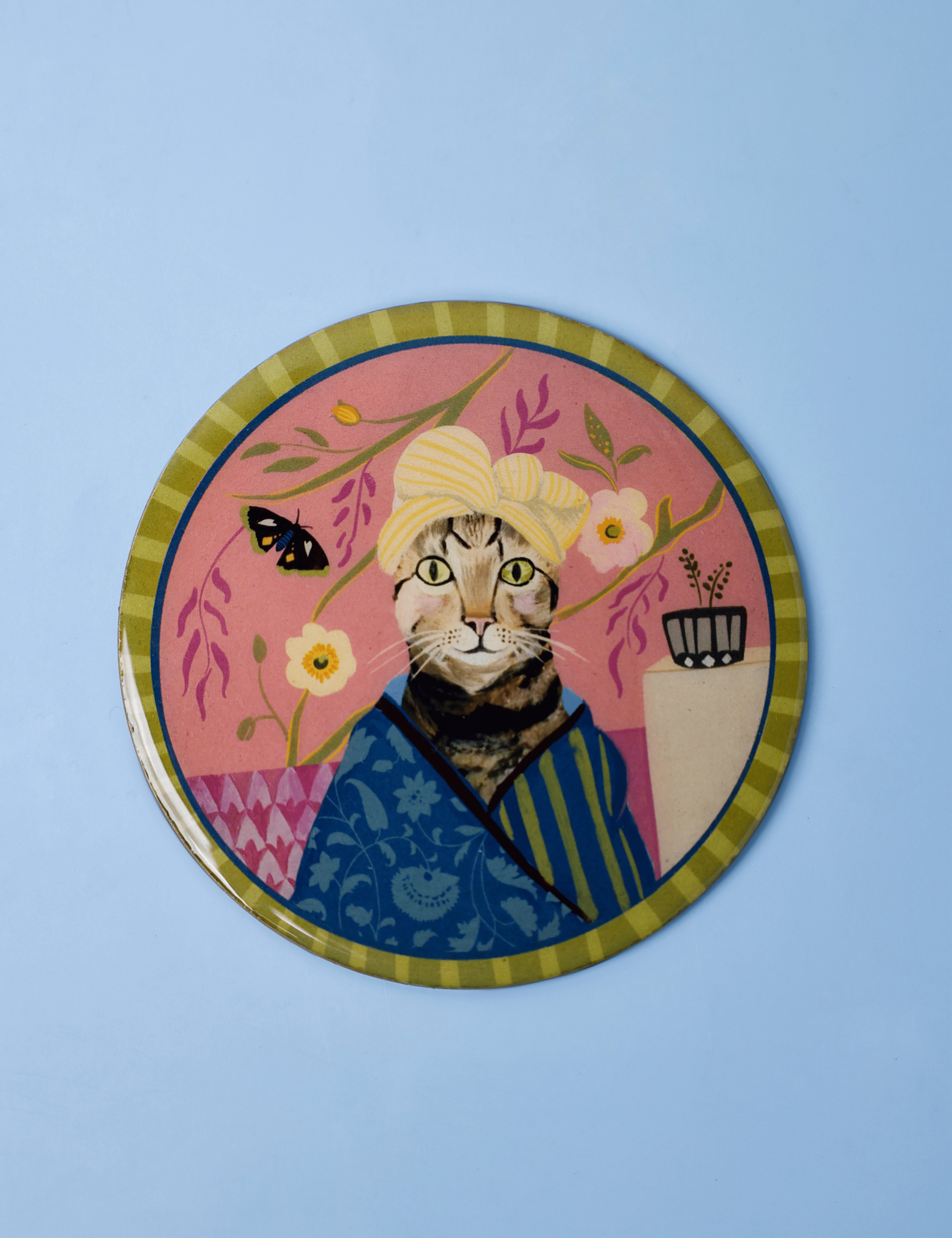 Quirky Crew Metallic Coasters - Set of 4 | The Wishing Chair