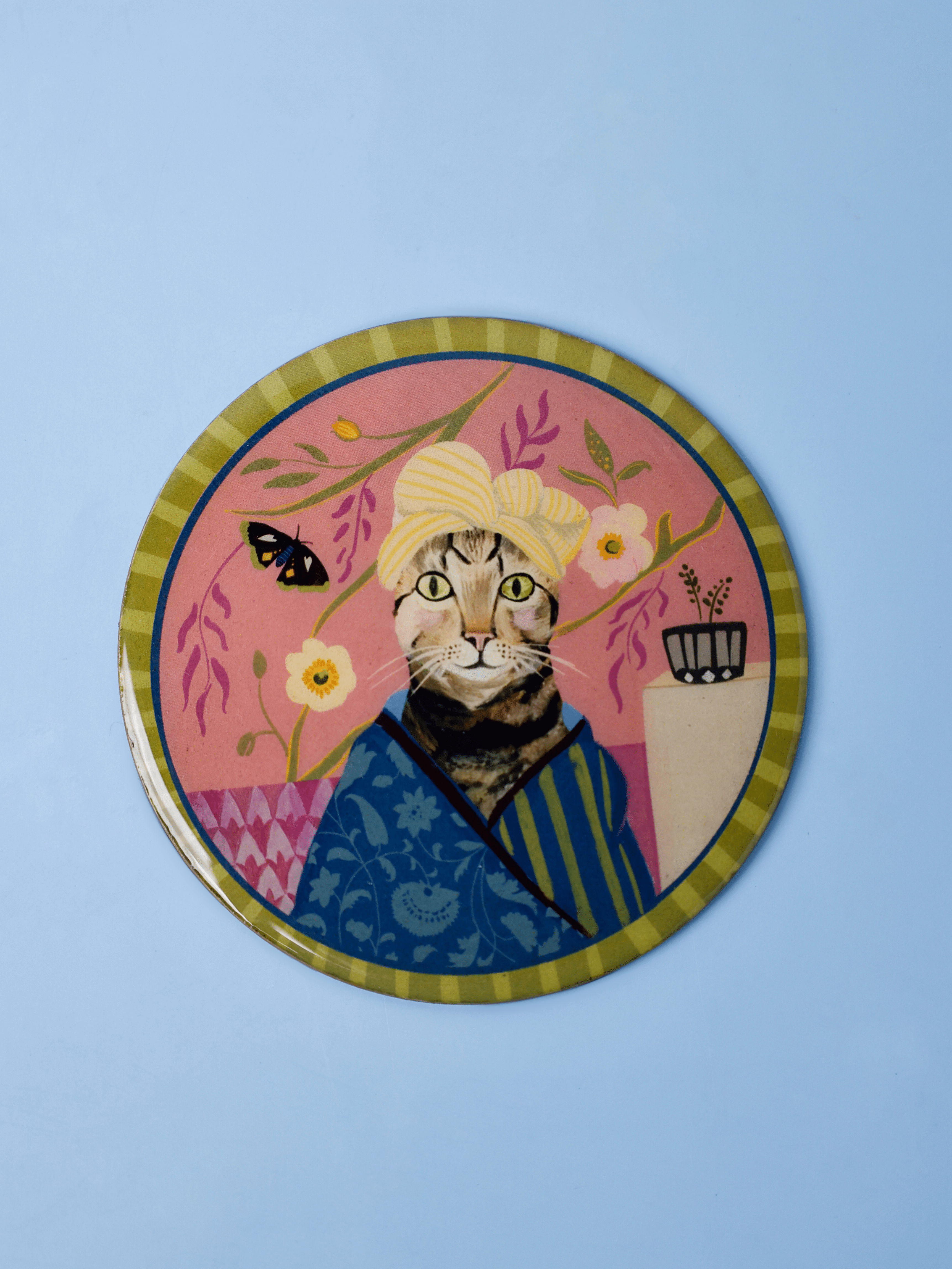 Quirky Crew Metallic Coasters - Set of 4 | The Wishing Chair