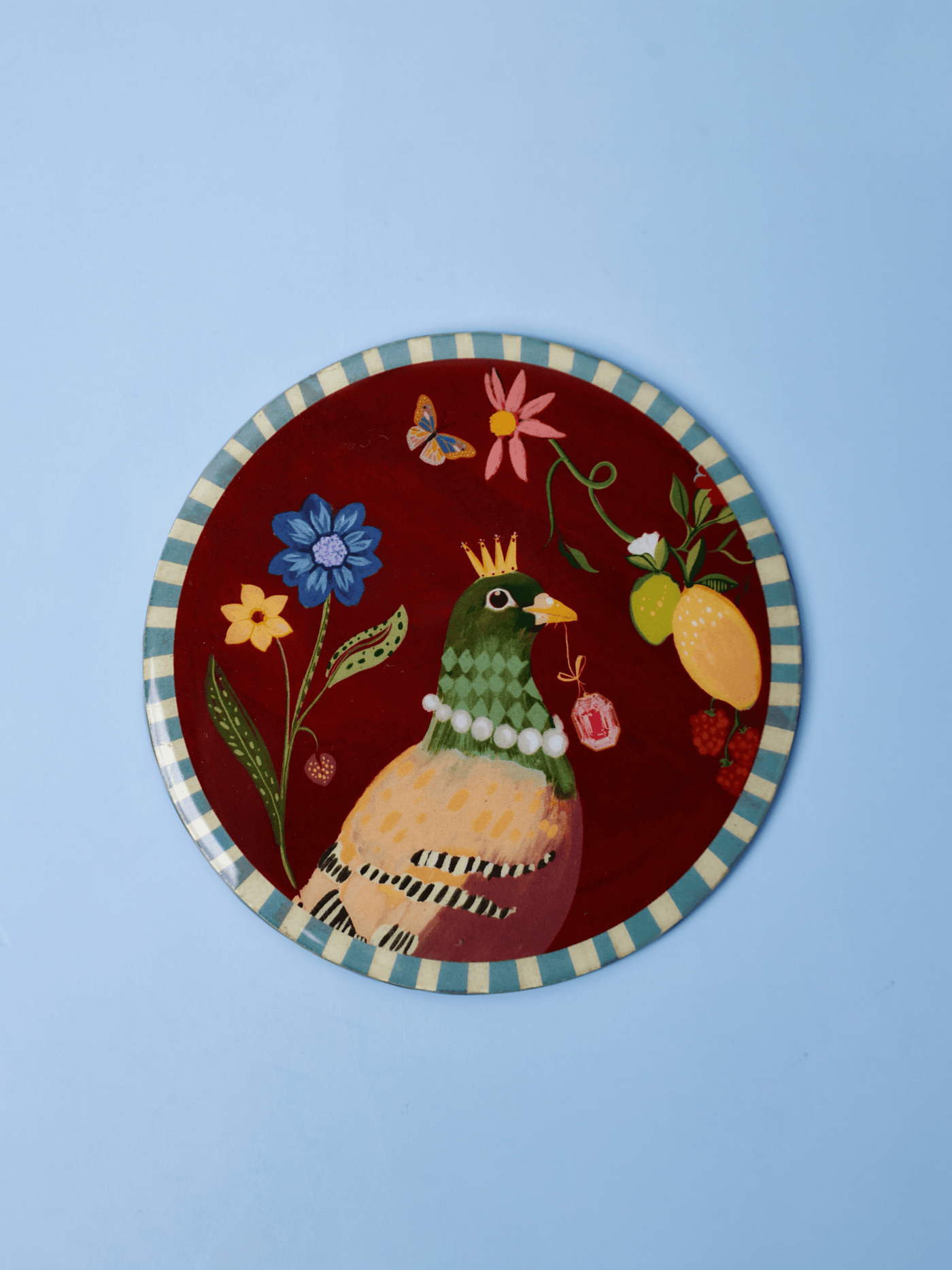 Quirky Crew Metallic Coasters - Set of 4