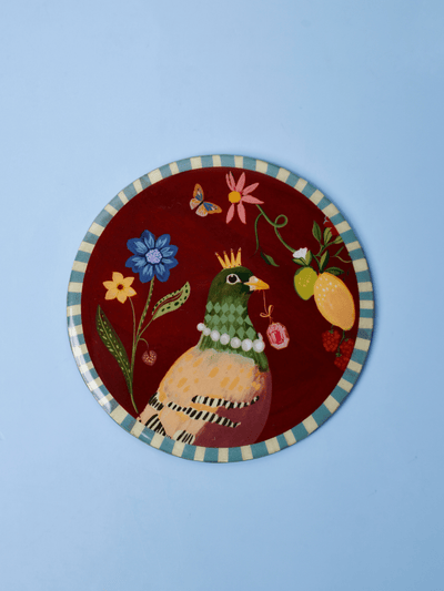 Quirky Crew Metallic Coasters - Set of 4