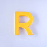 R Mottled Mono Wall Hanging - Mustard A To Z - Mottled Mono Wall Hanging - Mustard A To Z - The Wishing Chair 