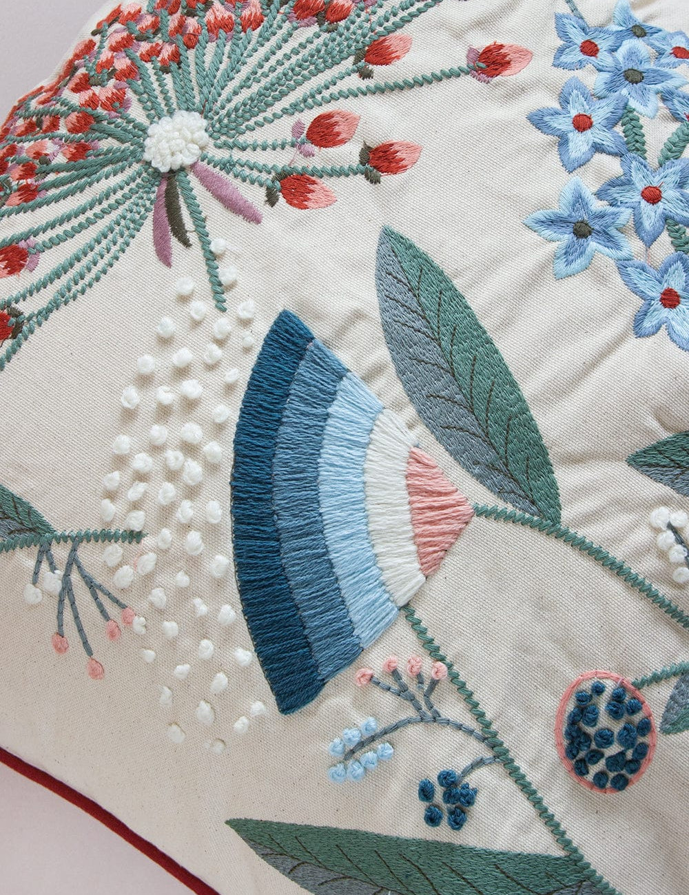 Raha Embroidered Cushion Cover