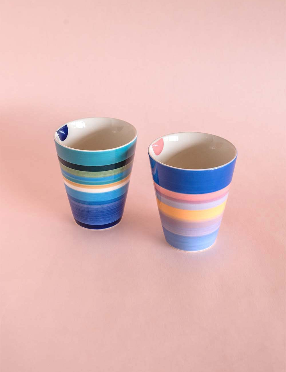 Rainbow Road Tumblers - Set Of 2