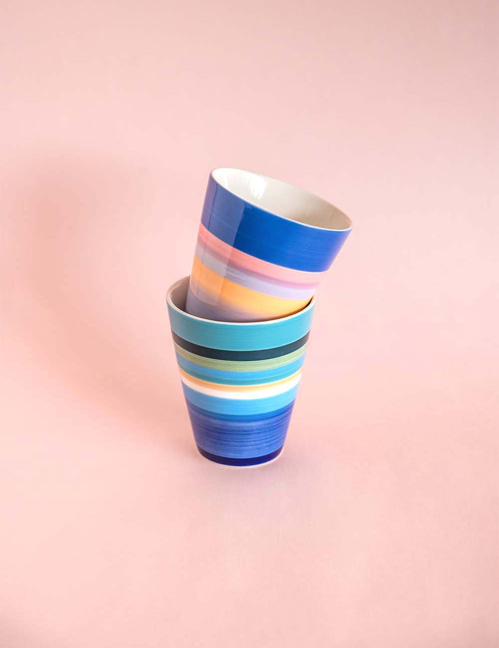 Rainbow Road Tumblers - Set Of 2