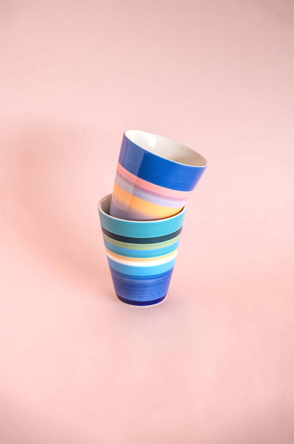 Rainbow Road Tumblers - Set Of 2