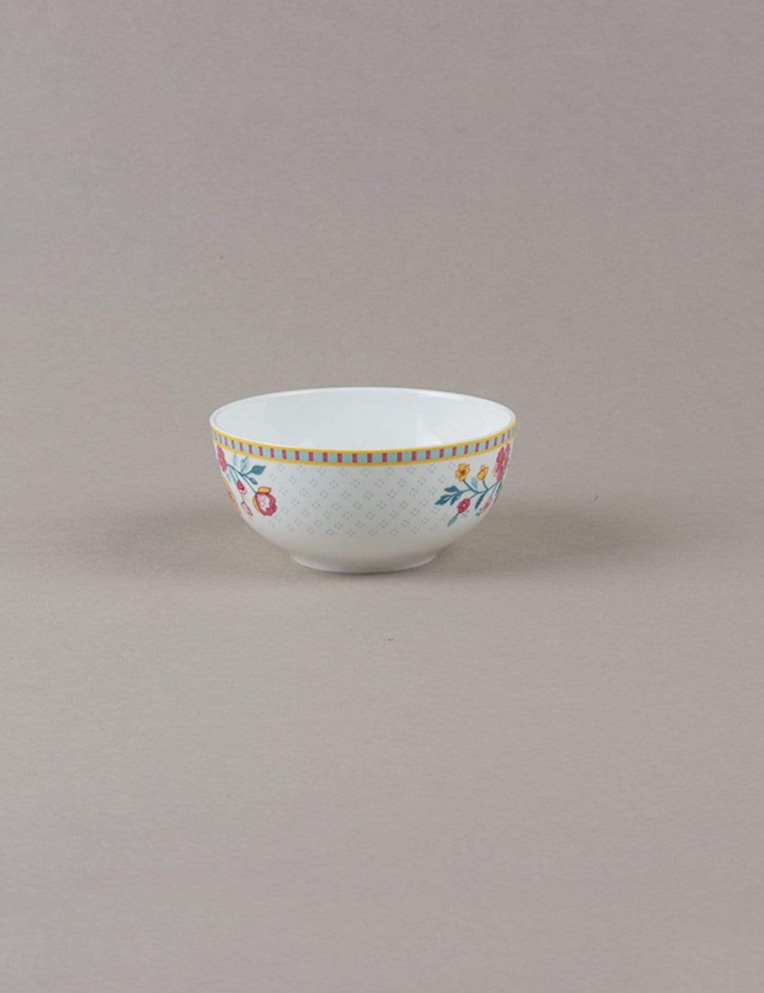 Raindrops And Roses 4" Bowl- Set Of 6