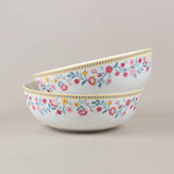 Raindrops And Roses 7" Bowl- Set Of 2