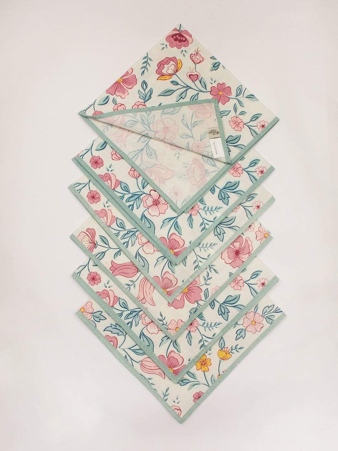 Raindrops And Roses Napkin- Set Of 6