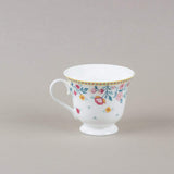 Raindrops And Roses Teacup & Saucer- Set Of 6