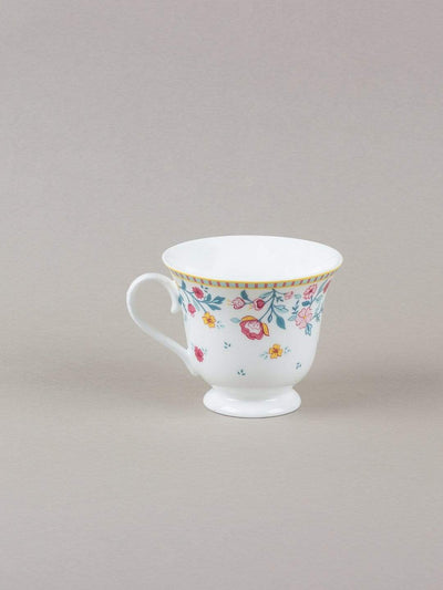 Raindrops And Roses Teacup & Saucer- Set Of 6