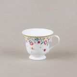 Raindrops And Roses Teacup & Saucer- Set Of 6