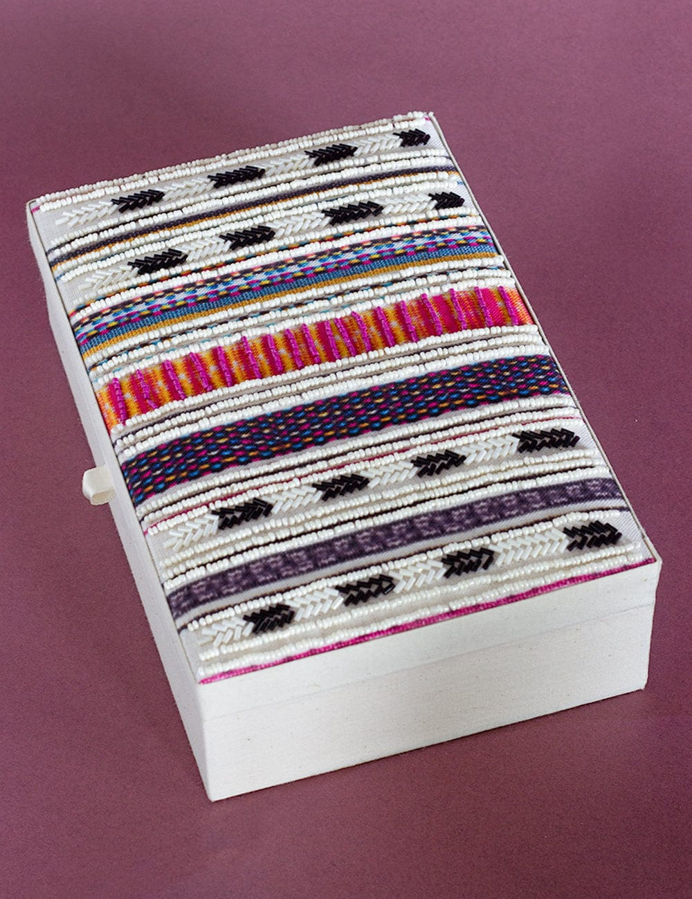 Rays Beaded Jewellery Box