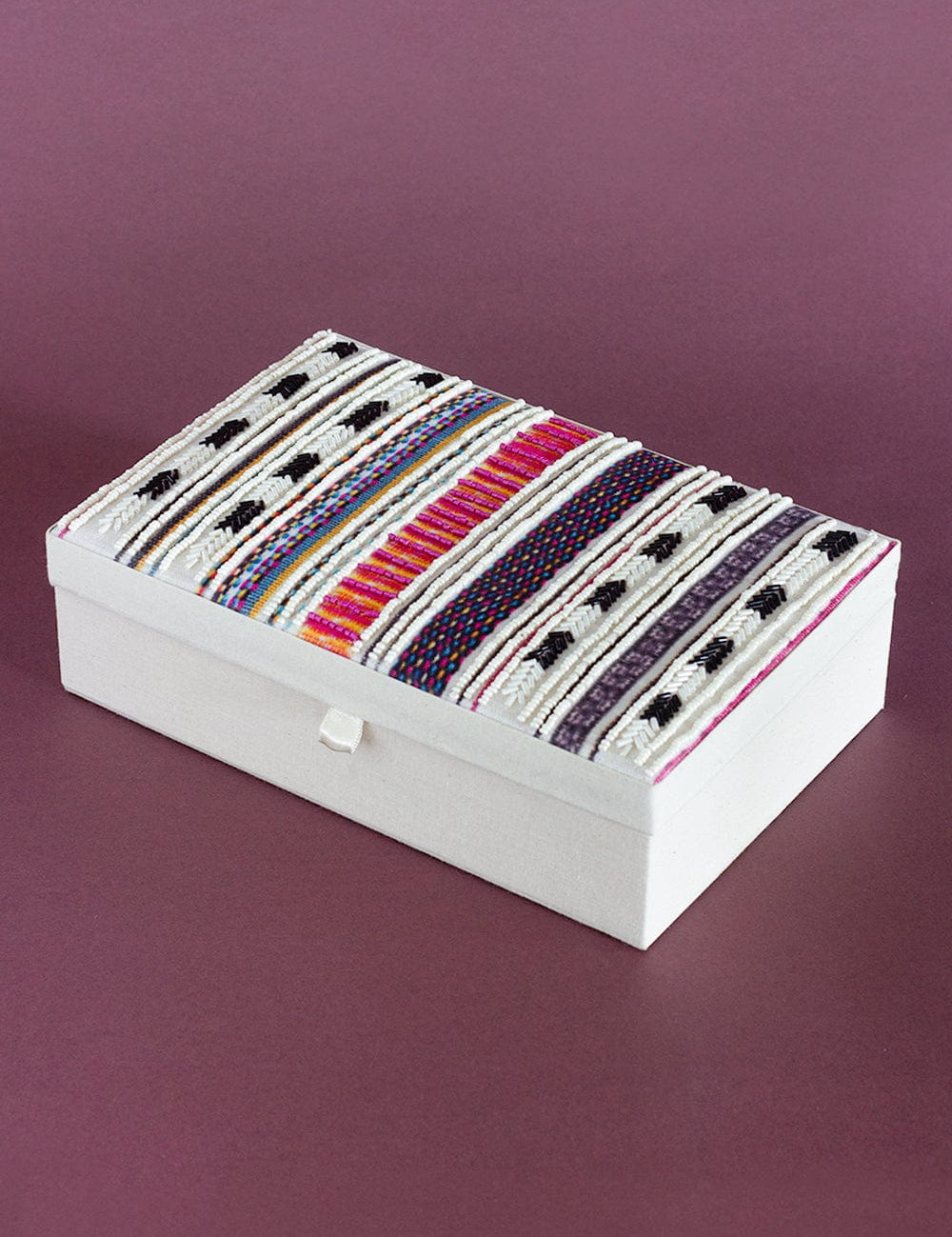 Rays Beaded Jewellery Box