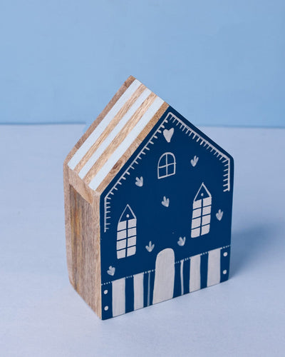 Reading Roofs Hanpdainted Bookends - Set of 2