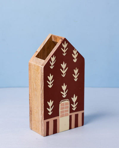 Reading Roofs Hanpdainted Bookends - Set of 2