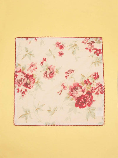 Red Rose Napkin - Set Of 6