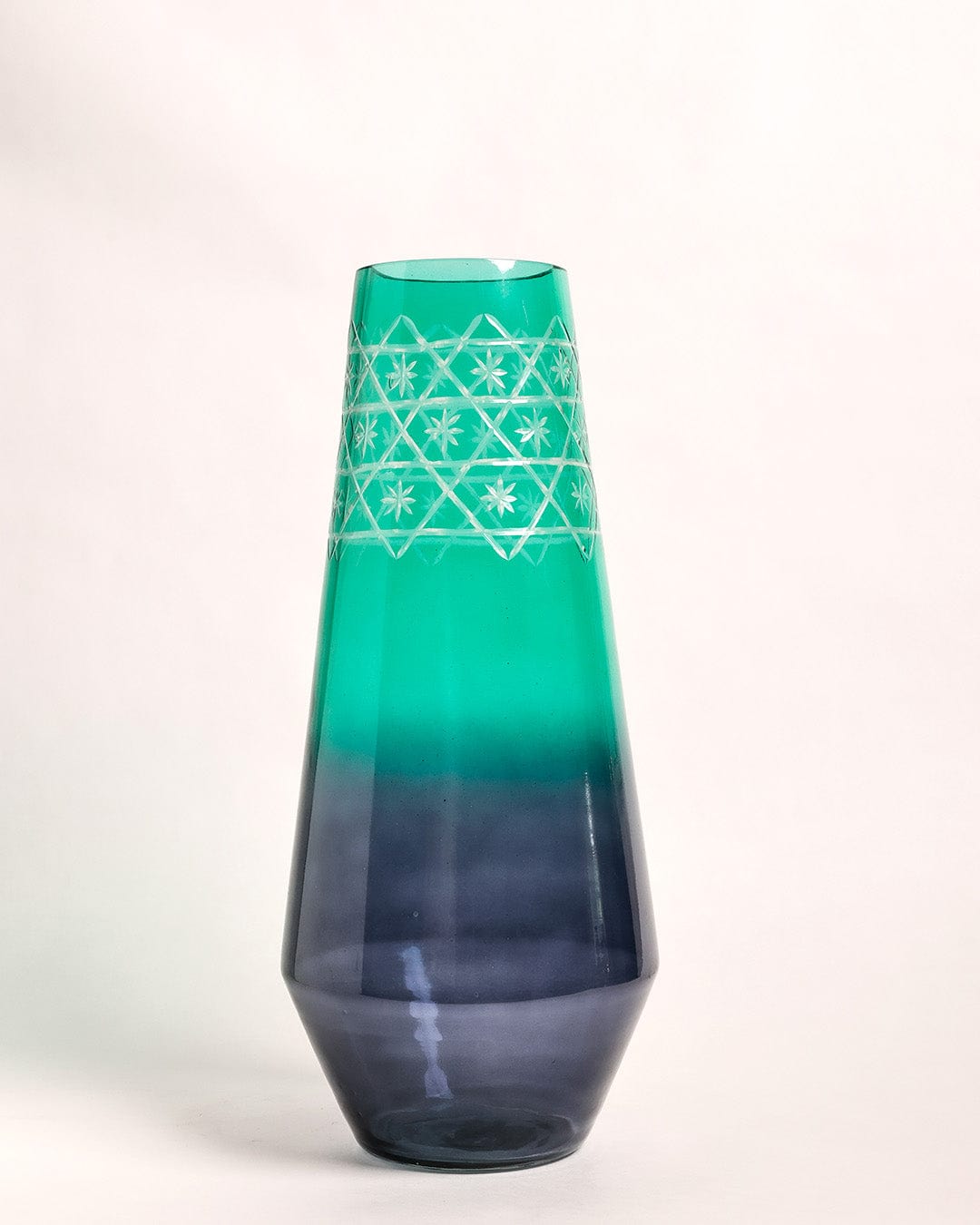 Riwa Etched Glass Vase