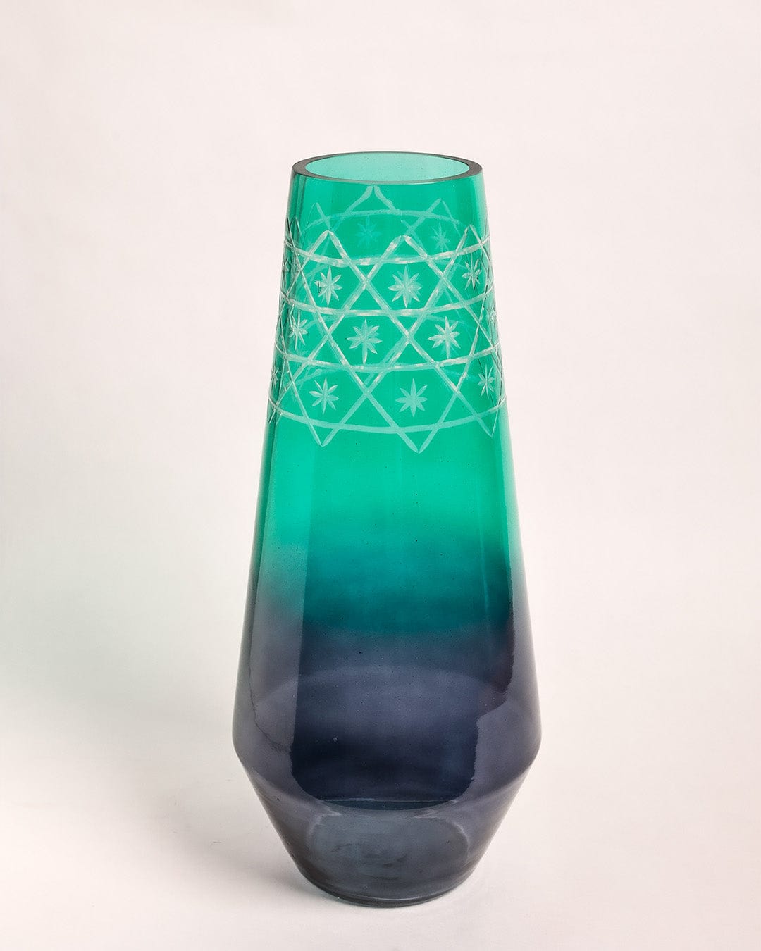 Riwa Etched Glass Vase