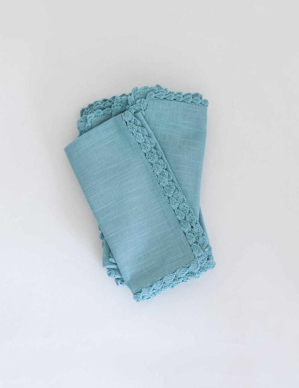 Rosemary Hand Crochet Napkins - Set of 6
