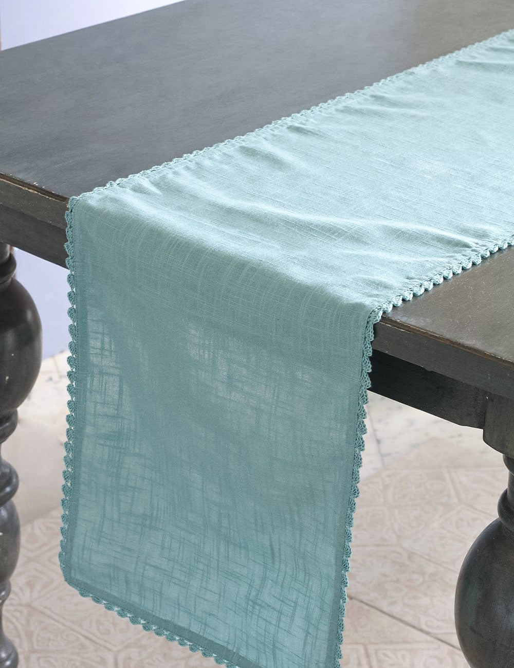 Rosemary Hand Crochet Table Runner