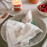 Roshanara Beige Napkins-Set of 6