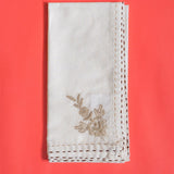 Roshanara Beige Napkins-Set of 6