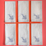 Roshanara Blue Napkins- Set of 6