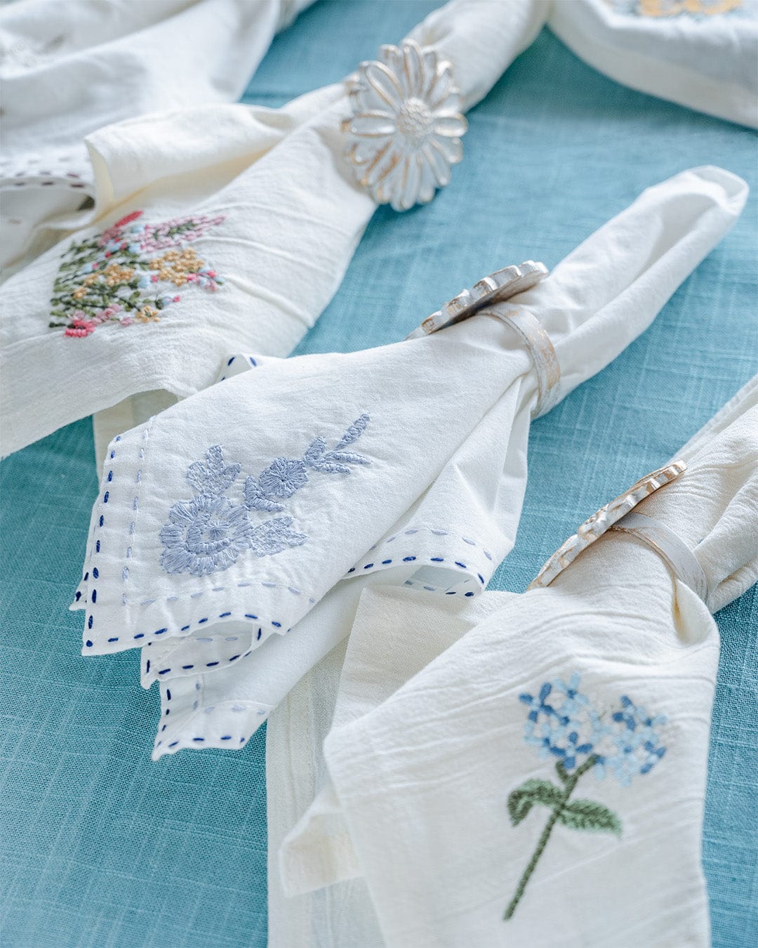 Roshanara Blue Napkins- Set of 6