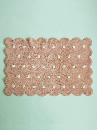 Scallop Polka Bath Mat