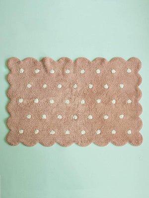 Scallop Polka Bath Mat