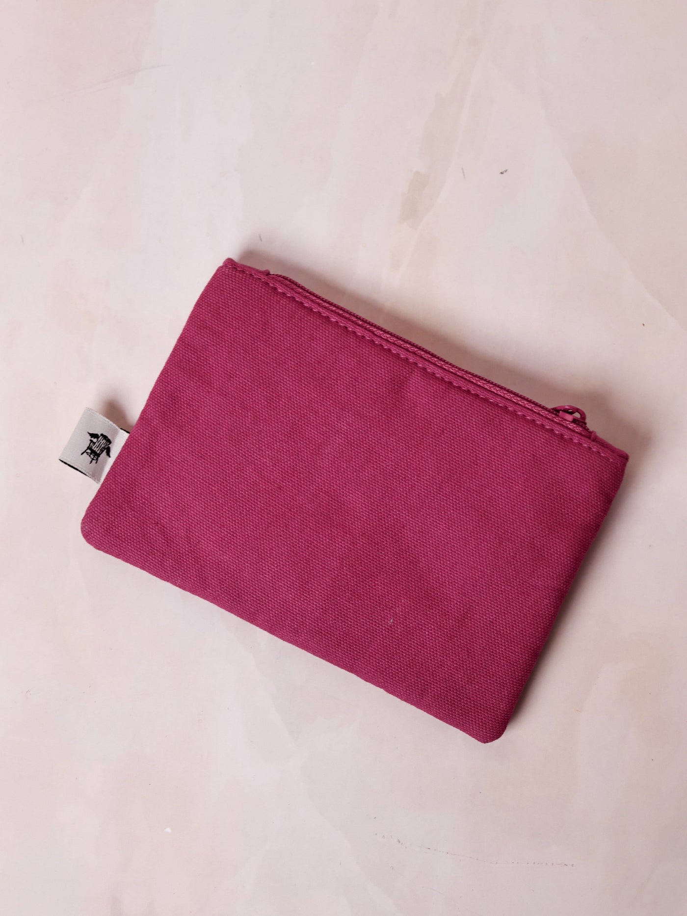 Secret Garden Embroidered Monogram Coin Pouch