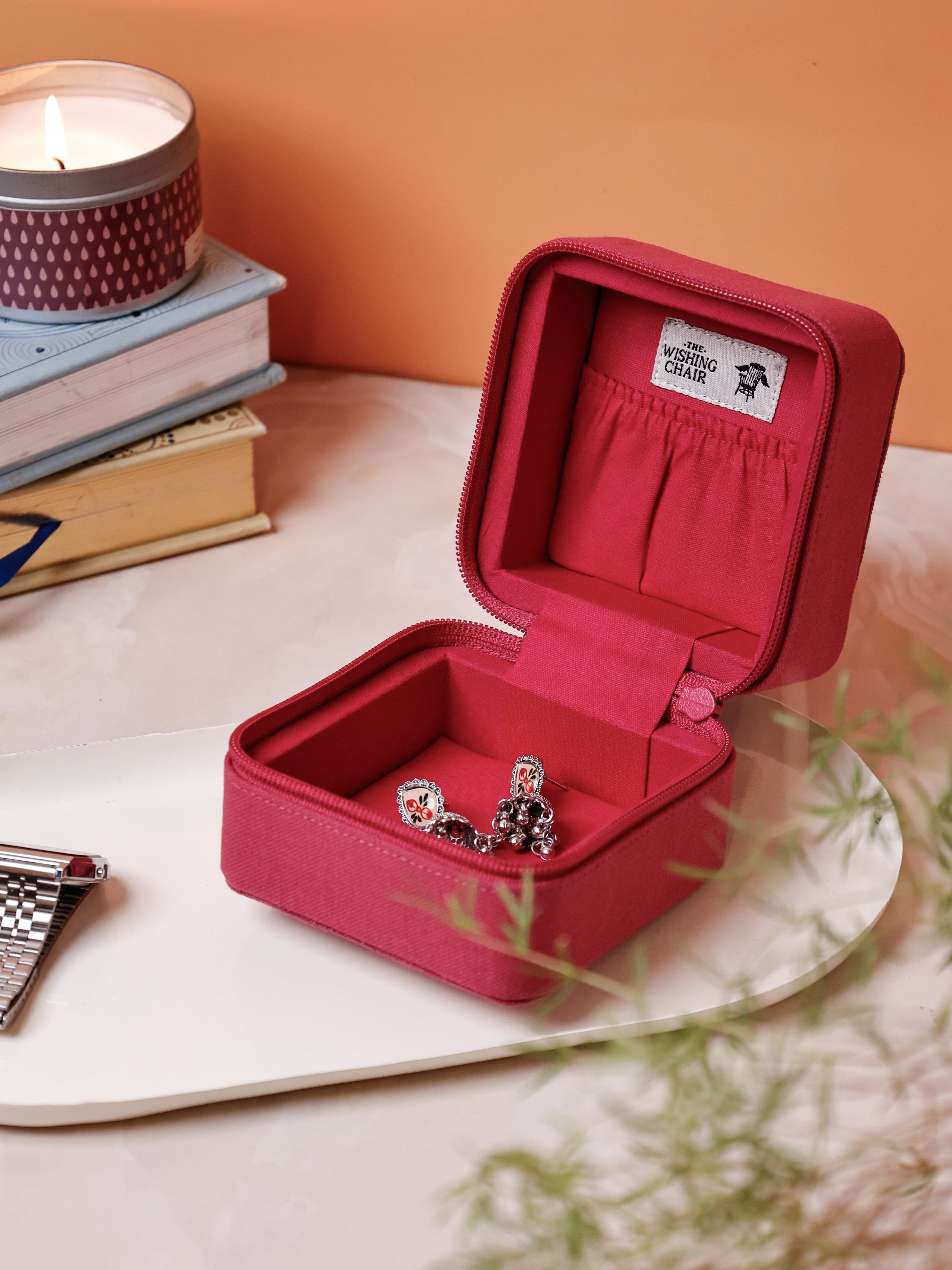 Secret Garden Embroidered Monogram Mini Jewellery Box | The Wishing Chair