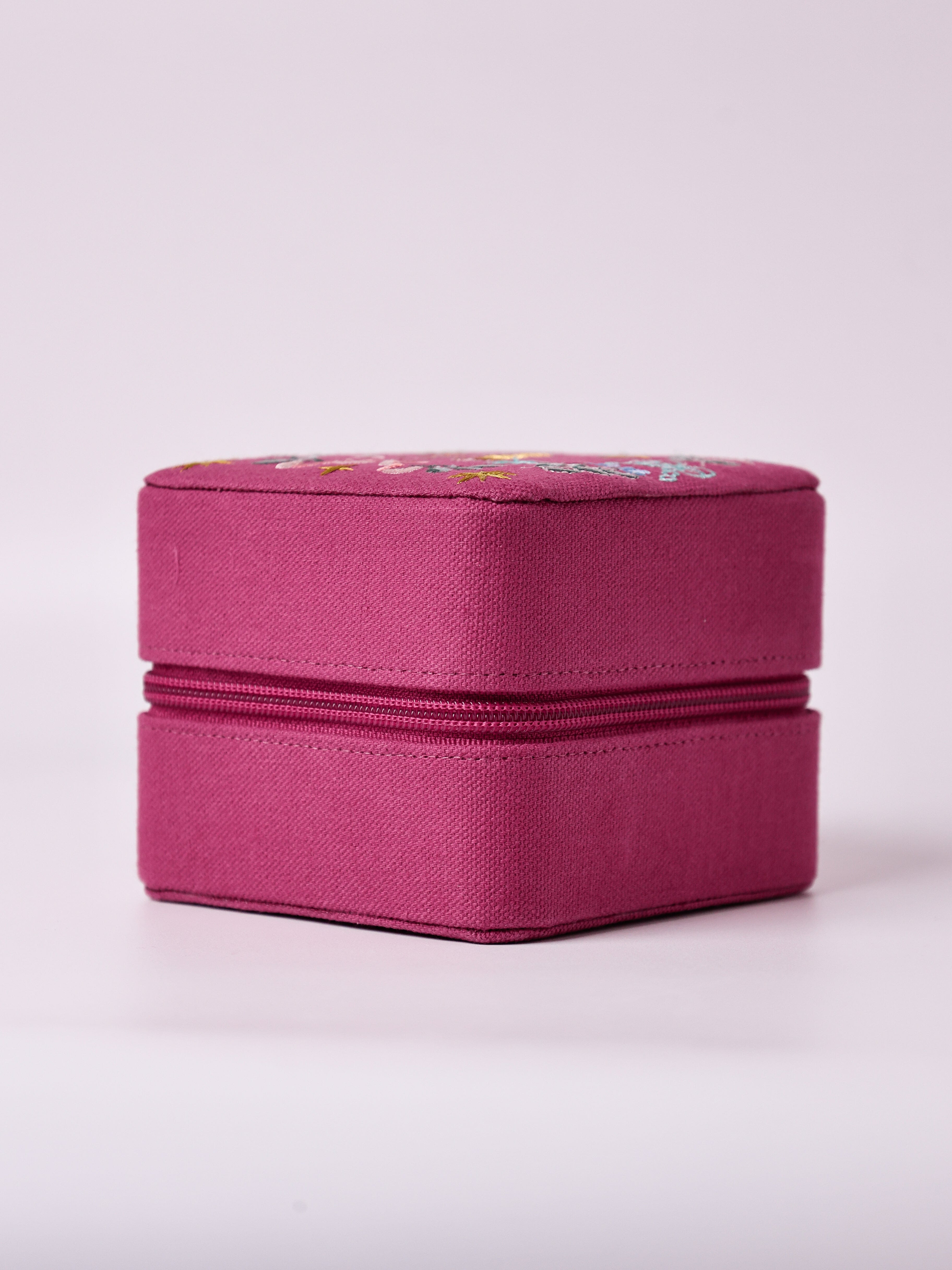 Secret Garden Embroidered Monogram Mini Jewellery Box | The Wishing Chair