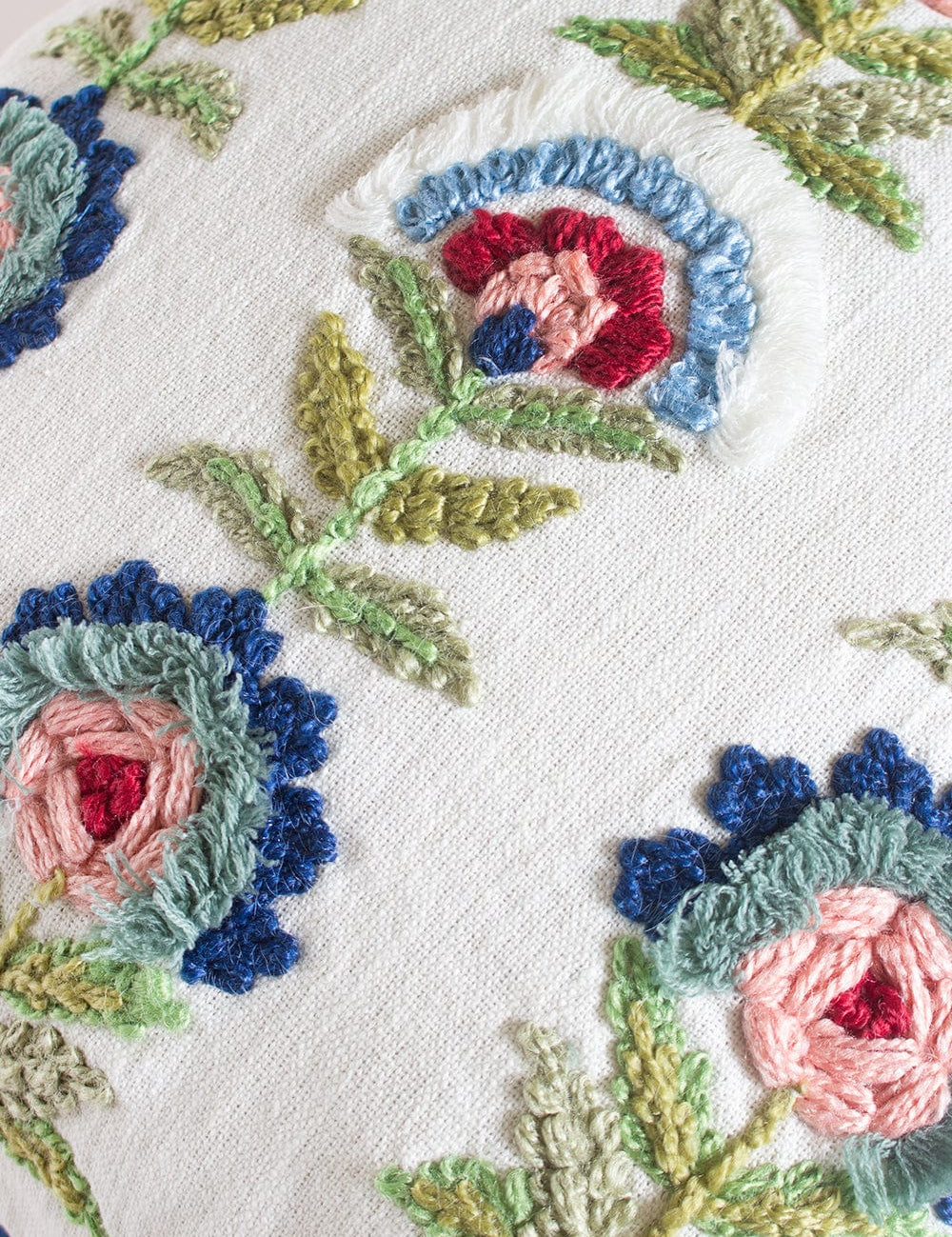 Seraphina Embroidered Cushion Cover