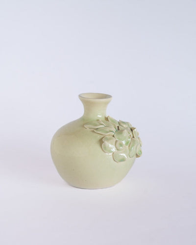 Serenity Handcrafted Flower Ceramic Vase